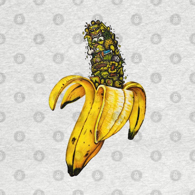 The Banana  Art by its Doodles